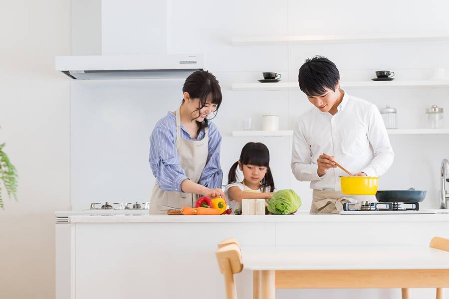 1日の疲れを癒やすお風呂にもLPガス